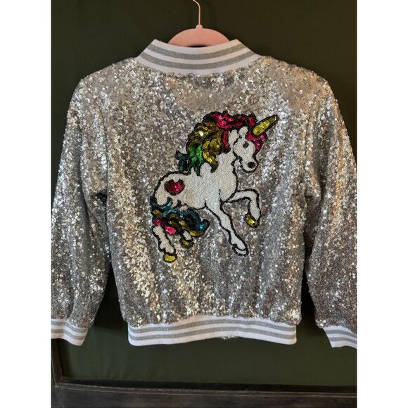 Lola + the boys Unicorn Jacket Size 8 - Picture 9 of 12